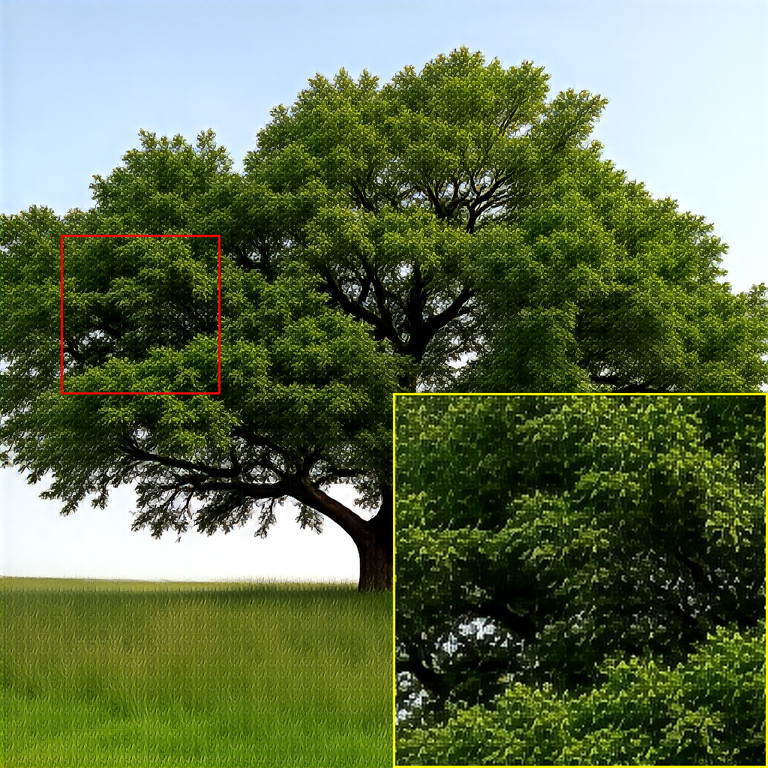 FluxSR super-resolution result